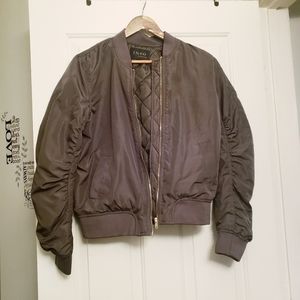 Inso Collection Olive Green Bomber Jacket. NWOT.